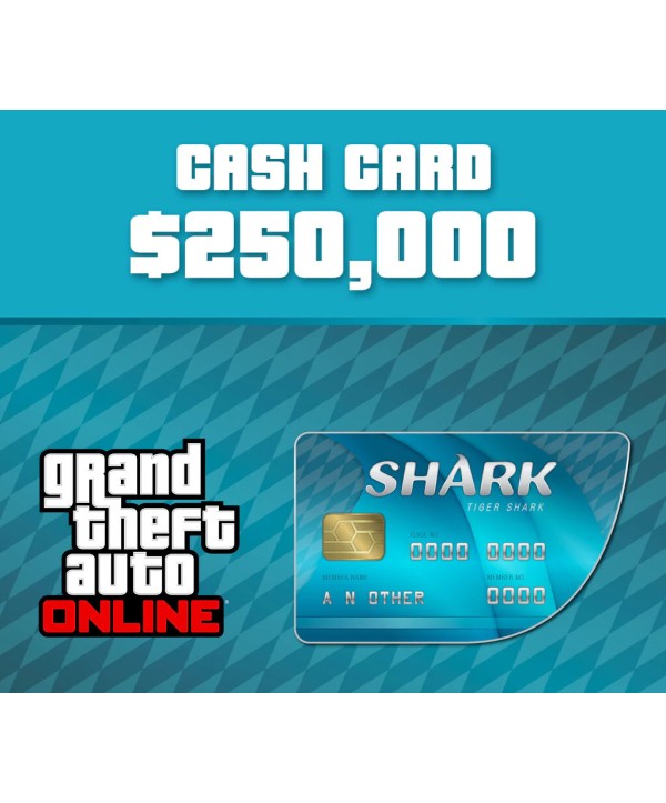 Grand Theft Auto Online - $250,000 Tiger Shark Cash Card FR PS4 PlayStation 4 Key 